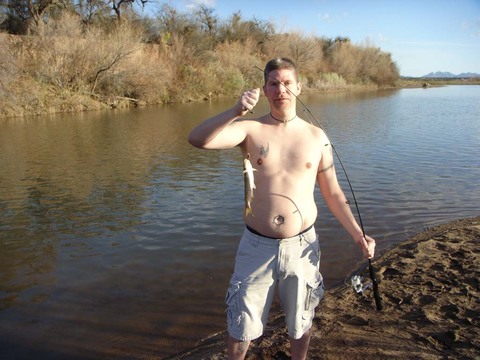 Fishing the Verde River 2/7/2009