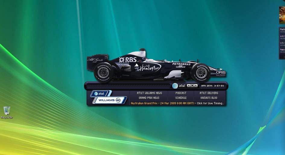 AT&T Williams F1 Race Team Desktop Communicator