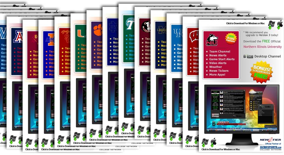 CBS College Sports B-Line Desktop Software Email Template