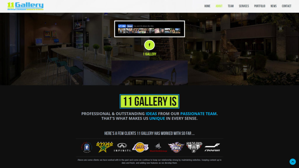 Just Finished a Cool Website for My Company, 11 Gallery, LLC
