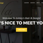 Completed Another Website – Ashley’s Hair & Design